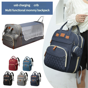 Sac à couches pour bébé grande capacité sac de voyage pour maman sac à dos à couches personnalisé pour bébé garçon sac à couches pour maman soins de bébé vente en gros - Product Image 3