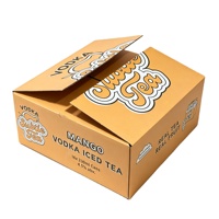 Boîtes d'expédition en carton ondulé épais de grande taille avec logo personnalisé imprimé pour 16/24 canettes de bière ou de boisson, expédition sécurisée sur longue distance