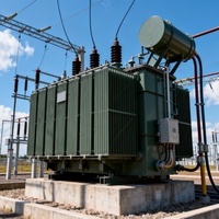 Transformateur électrique immergé dans l'huile 2000 kVA monophasé/triphasé, petit format, S11, haute tension, entièrement en cuivre, 100 kV MT&HT
