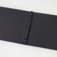 Porte-documents minimaliste gris en papier – Style classeur avec option de logo personnalisé pour documents A4/A5/A6