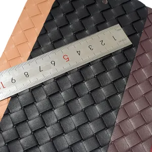 Hot Sale Woven Patterns Carbon Fiber Car Seat Covers Leather Pvc Artificial Synthetic Leather For Wall Decoration,car Seat And U