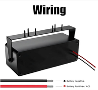 Boîtier de commutation à bascule marin 6 gangs avec rétroéclairage LED bleu, interrupteur marche/arrêt 12V, panneau de commande avec voltmètre numérique USB PD QC3.0 pour bateau et camping-car