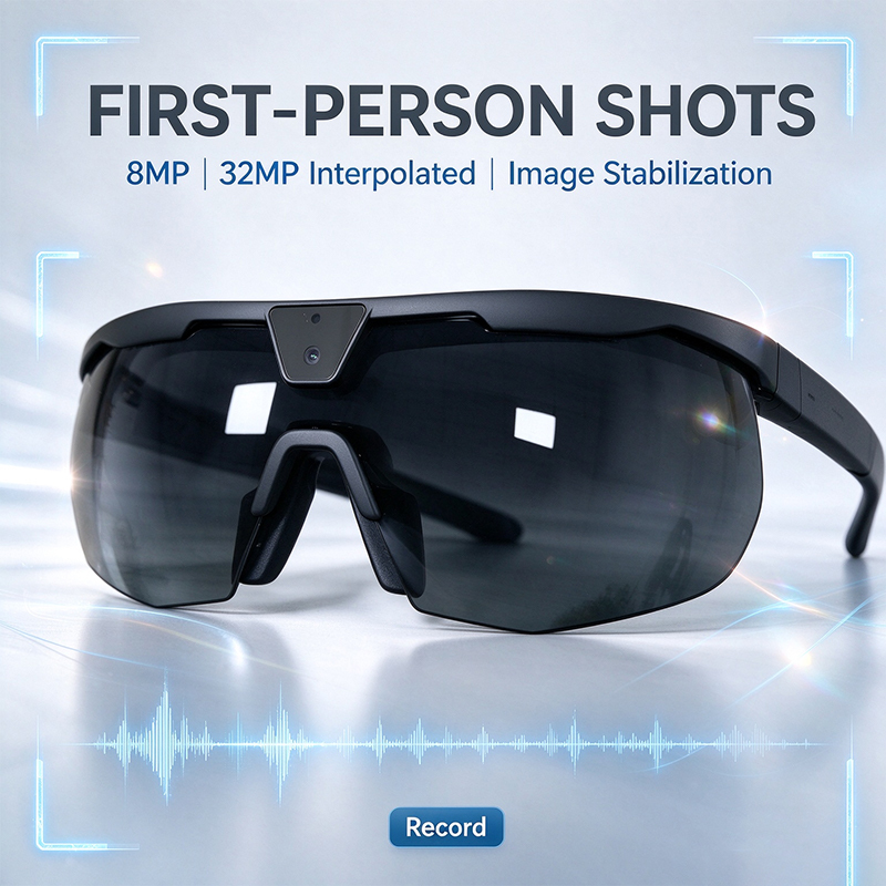 IFA02 W640 AI Glasses, 8MP Camera, AI Translation, IP66, Audio, Type-C Smart AI Glasses · image 3