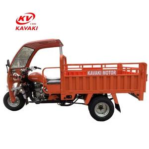 New Motorcycle Multi Purpose Open Body 3 Wheel Dump Vehicle <b>Gasoline</b> Tricycle on Sale - Product Image 4