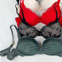 WEIYESI dentelle xxx chaude sexy dame soutien-gorge et bikini femme intérieur confortable et respirant air coton rembourré soutien-gorge