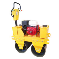 Compacteur vibrant portatif diesel à deux roues autopropulsé pour surfaces, moteur Honda HYDAC, neuf pour la construction routière