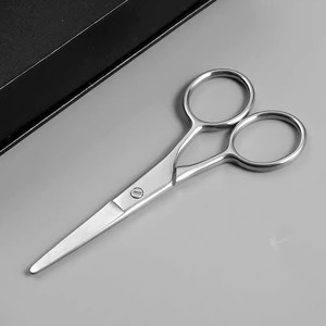 Tondeuses à barbe en acier inoxydable, rasoirs, tondeuses à barbe, tondeuses à poils de nez, petits ciseaux manuels pour hommes, ciseaux à sourcils - Product Image 2