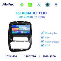 Meihua 10 pouces 8 cœurs 1280*720 Android Auto Carplay QLED/IPS/2K unité principale d'écran tactile pour RENAULT CLIO 2015-2018