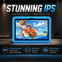 Tablette PC Android 15 P30H pour enfants, durable, HD, appareil intelligent d'apprentissage et de jeu avec Wi-Fi sans fil pour enfants