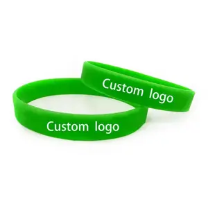 Customized Rubber Silicone Motivational Wrist bands Custom Wristbands Bracelets Glowing Rubber Silicone Wristband