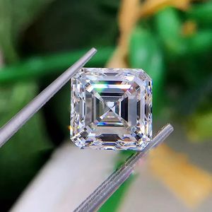 Diamanti Sintetici IGI Certificati 18ct CVD/HTPT Taglio Asscher Colore D Purezza VVS per Creazione di Gioielli - Product Image 4
