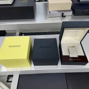 Cajas de Regalo de Madera para Relojes, Personalizadas, de Lujo, de Alta Calidad, con Acabado Mate, Negras, Individuales, Vacías, de Papel, para Relojes Automáticos - Product Image 4