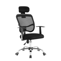 Fauteuil de bureau exécutif Atunus à dossier haut, réglable, pivotant et à roulettes