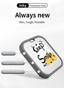 Hipoink ป้ายติดภาพ E-Ink กันน้ำพวงกุญแจไร้สายอัจฉริยะขนาด1.54นิ้ว epaper แบบพาสซีฟใช้ไฟจาก NFC หน้าจอ4สี - Product Image 5