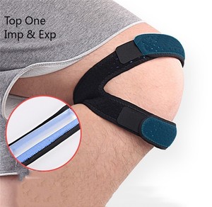 Top One personnalisé réglable en néoprène genouillère Flexible Gym sport ceinture de soutien du genou avec protection rotulienne - Product Image 3