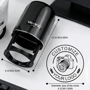 [Sello Personalizado] Sello Automático Recargable Personalizable <span class=keywords><strong>RH</strong></span> Redondo de 42MM, Personalización con Logotipo, para Uso en Oficina - Product Image 2