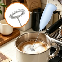 NEWELL Batteur à crème électrique réglable, fouet manuel ergonomique, fonctionnement silencieux, gadget pour créer une micro-mousse riche pour la pâtisserie maison