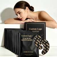 Emballage personnalisé, sachet individuel, gel hydratant doux pour les yeux, améliore l'apparence de la peau des yeux, masque pour les yeux en hydrogel