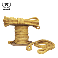 Cordage LCP Kuraray Vectran de plusieurs tailles, résistant à l'abrasion et à la chaleur, sans glissement, pour l'exploration en haute mer, le levage industriel et l'amarrage maritime