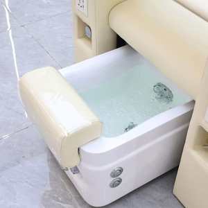 Luxury Modern Beauty Nail Pedicure Spa Salon Furniture Manicure Stations Massage Pedicure Bowl Foot Spa Chair for Sale - Product Image 6