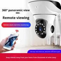 Nueva Cámara IP de Seguridad para el Hogar con Giro de 360 Grados, Visión Nocturna Inalámbrica por WiFi y Control Remoto, Cámara de Vigilancia para Bebés
