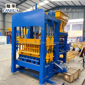 QT4-15 voll automatische Vibration Hohl betonblock Pflaster Zement Ziegel Herstellung Maschine Neubau Produktions anlage - Product Image 2