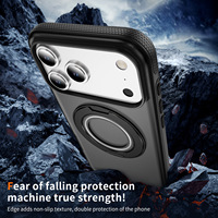 Usine IDEAL 360 °   Coque de téléphone magnétique rotative avec support, finition mate, anti-traces de doigts pour iPhone 18 17 16 15 14 13 12 ProMax