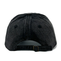 Gorra de béisbol de mezclilla vintage desgastada con bordado de signo de interrogación en espiral, estilo Dad Hat lavado, visera rasgada, gorra de sol streetwear, logotipo personalizado