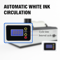 Imprimante DTF A3 Tête 1390 Machine d'Impression, Solution de Transfert Thermique avec Secoueur, Sécheur, Film PET et Encre Blanche
