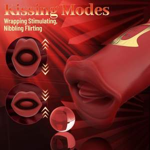 Tikken Dual Plezier Swing Tong Vibrerende Toverstaf Zuigen En Likken Modi Rabbit Vibrator Seksspeeltjes - Product Image 2