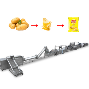Large Fully Automatic French Fries & Potato Chips Production Line for Fruit & Vegetable <b>Fryer</b> New Condition - Product Image 6