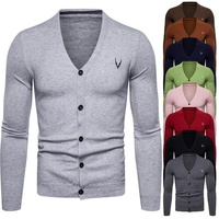 2020 di Nuovo Modo di Inverno Mens Monopetto Cardigan In Maglia Con Scollo A V Maglione