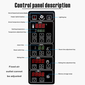 Automatic 10 Tray Stainless Steel Hot-Air Convection Oven Restaurants Food Shops Bakery Equipment Available - Product Image 4