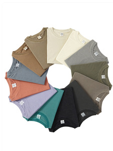 Fabricants de t-shirts MT2644, t-shirts personnalisés 100% coton 200 GSM, t-shirts à effet délavé, t-shirts surdimensionnés pour hommes - Product Image 3