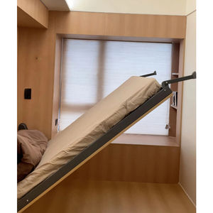 Lits escamotables <span class=keywords><strong>Lit</strong></span> complet Mobilier moderne peu encombrant Lits escamotables escamotables pleine grandeur Lits escamotables pliables lits muraux avec armoires - Product Image 1