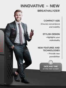 <span class=keywords><strong>Vente</strong></span> flash Testeur d'alcoolémie portable Alcoolmètre Facile à utiliser Testeurs d'alcoolémie Convient pour les fêtes personnelles et familiales - Product Image 5