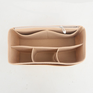Op maat gemaakte logo-vilt organizer reistas binnenportemonnee draagbare opbergzak voor make-up opbergtas - Product Image 4