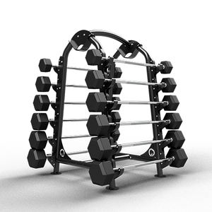 Support de Rangement Robuste en Acier QLI Pro pour Barres d'Haltères – Équipement de Fitness Commercial pour Salle de Sport et Entraînement de Force avec Poids Libres - Product Image 5