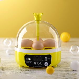 Mini incubateur à œufs compact, capacité de 4 œufs de grande taille, alimentation USB, retourneur automatique d'œufs avec contrôle de la température et ovoscope pour poulets et canards - Product Image 1