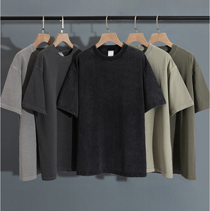 Camiseta de algodón de alta calidad en oferta, varios colores, venta al por mayor, fabricante de camisetas con logotipo personalizado, camisetas oversize de algodón para hombre - Product Image 1