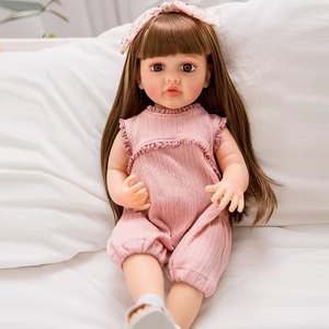 Vente en gros de poupées vivantes mignonnes pour bébés, jouets réalistes en silicone pour bébés, poupées Reborn - Product Image 2