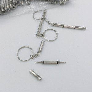 Juego de destornilladores multiherramienta de acero inoxidable 14 en 1, mini llavero portátil para tareas de reparación de bricolaje - Product Image 4