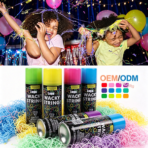 Spray <span class=keywords><strong>de</strong></span> Ficelle Colorée Non Inflammable et Attrayante pour Fêtes, Ficelle Amusante pour Anniversaires et Cérémonies <span class=keywords><strong>de</strong></span> Remise des Diplômes - Product Image 2