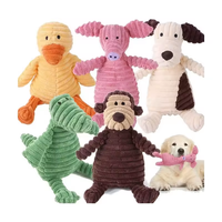 Fabrication de dessin animé amusant drôle jouets pour animaux de compagnie chien en peluche couinement jouet en peluche animal en peluche jouets avec couineur