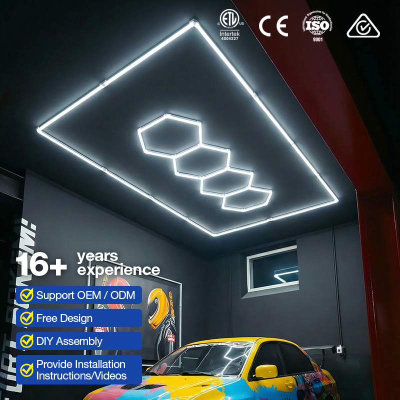 6000K Daylight Modular Hexagon Grid Stage