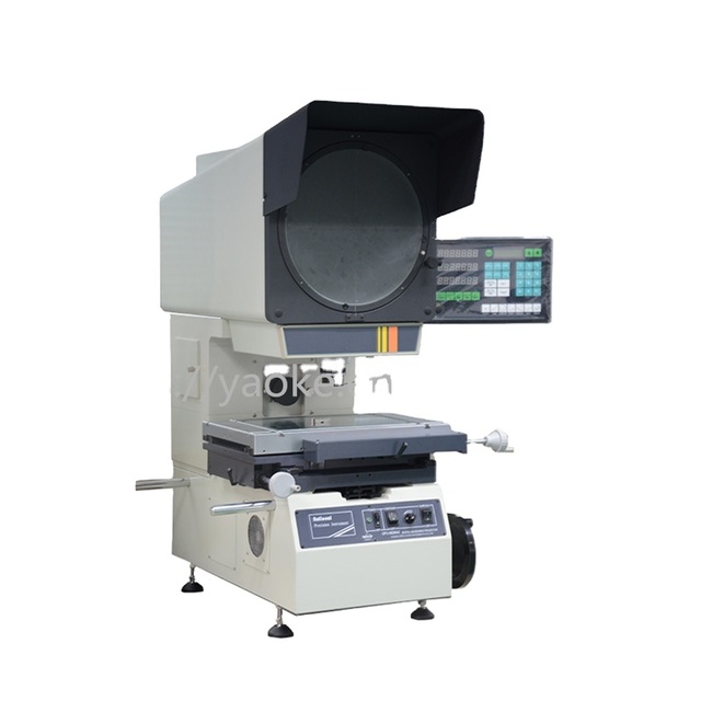 YAOKE Vertical Profile Projector 300mm Digital Optical Comparator JT-3015 100x50mm Travel 1 Year Steel Granite Construction High