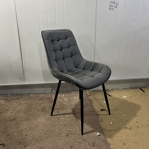 Ensemble de salle à manger 4 chaises en tissu et similicuir, style nordique moderne, pour table de salle à manger - Vente en gros à prix réduit - Product Image 5