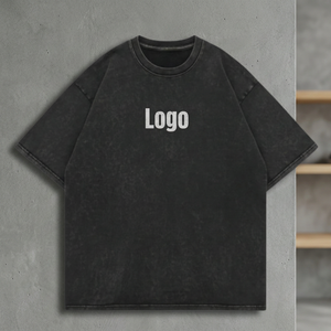 T-shirt oversize délavé à l'acide 230 g/m² en coton peigné 20, personnalisé, style vintage, Thaïlande - Product Image 6