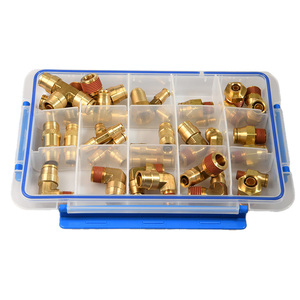 פליז נקודה אוויר בלם צינור אבזרי נקודה לדחוף באבזרים - Product Image 2