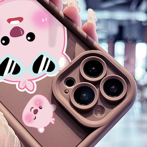 เคสซิลิโคนลายการ์ตูนน่ารักป้องกันการตกสำหรับ iPhone 16 15 14 13 12 <span class=keywords><strong>11</strong></span> PRO MAX - Product Image 5
